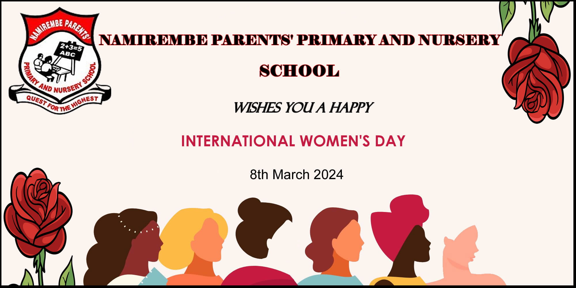 Namirembe Parents' School wishes you happy women's day